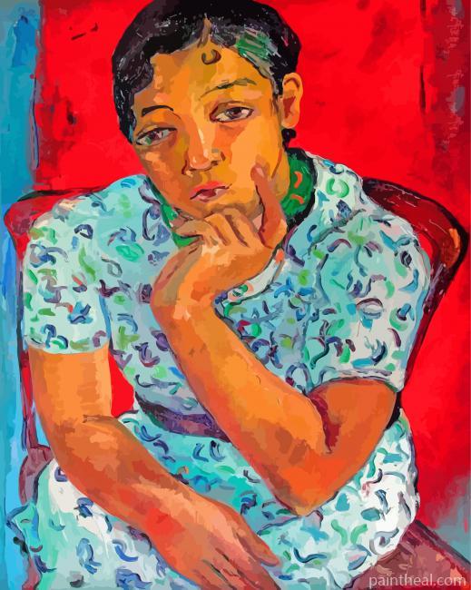 A Womens Think By Irma Stern Painting By Numbers Kits
