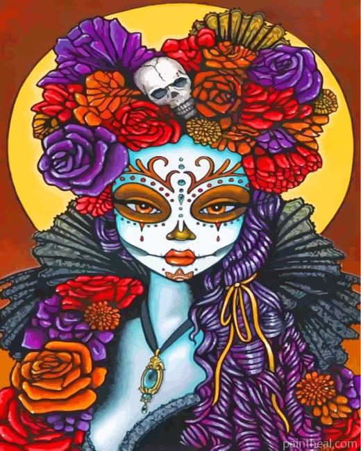 Sugar Skull Painting By Numbers Kits