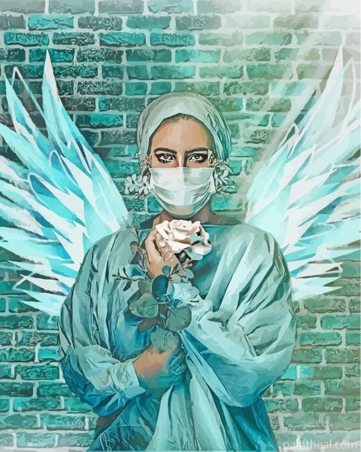 The Angel Nurse Painting By Numbers Kits