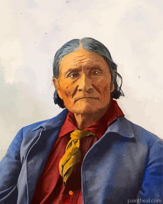 Geronimo Indian Chief Painting By Numbers Kits