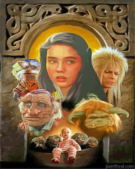 Labyrinth Movie Painting By Numbers Kits