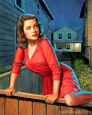 Scared Woman Painting By Numbers Kits
