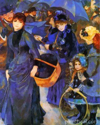 Umbrellas Auguste Renoir Painting By Numbers Kits
