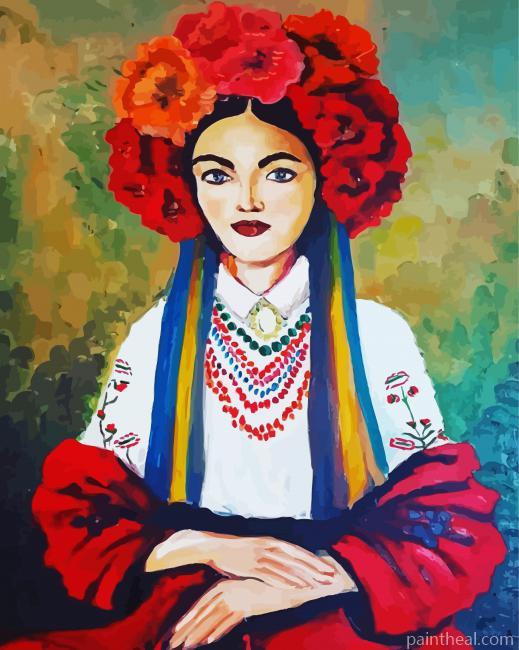 Beautiful Young Ukrainian Painting By Numbers Kits