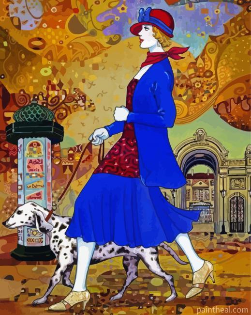 Helena Iam After Noon Stroll Painting By Numbers Kits