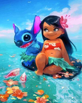 Lilo And Stitch Painting By Numbers Kits