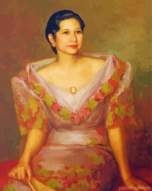 Filipino Lady Painting By Numbers Kits