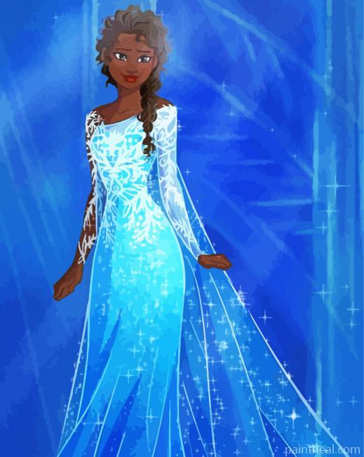 Black Princess Painting By Numbers Kits