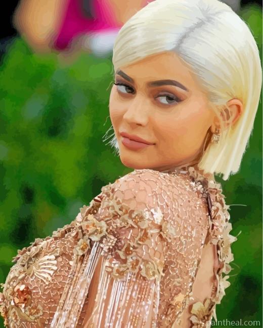 Kylie Jenner American Model Painting By Numbers Kits