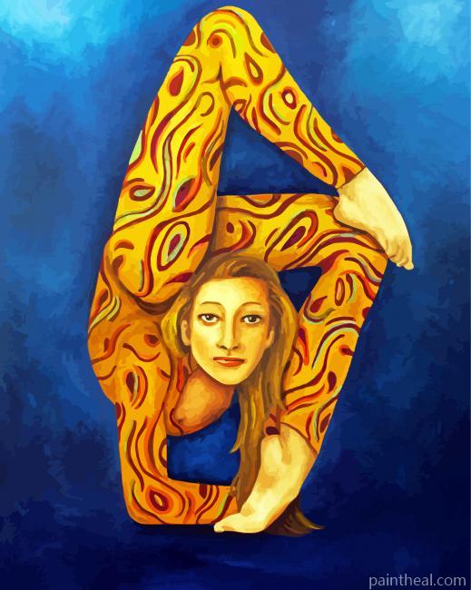 Contortionist Girl Art Painting By Numbers Kits