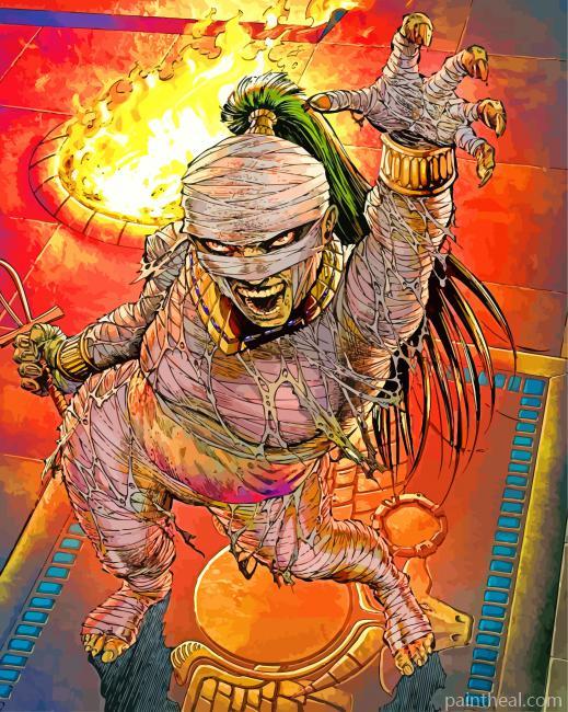 Mummy Lady Painting By Numbers Kits