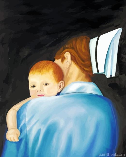 Nurse And Baby Painting By Numbers Kits