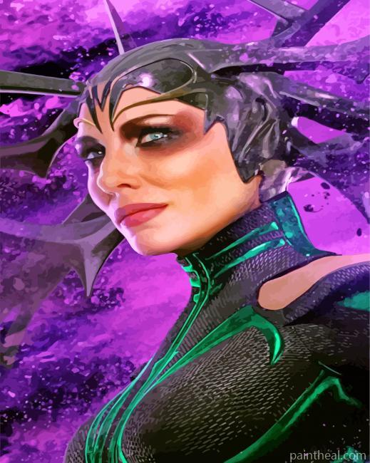 Aesthetic Hela Painting By Numbers Kits