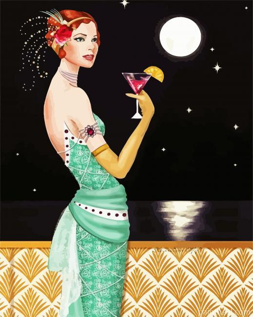 Lonely Deco Lady Painting By Numbers Kits