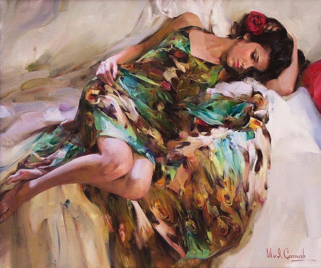 Women In a Gypsy Dress Painting By Numbers Kits