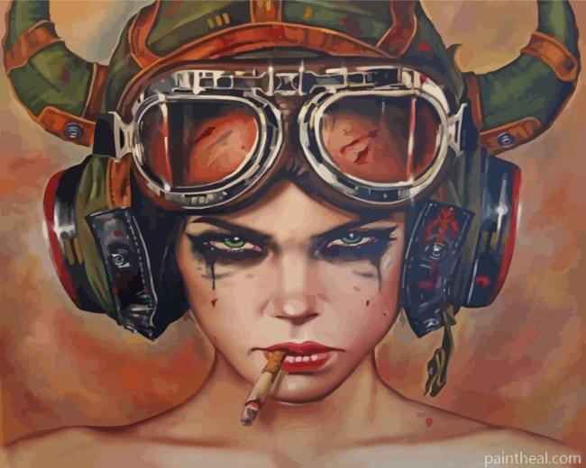 Miserable Bad Girl Painting By Numbers Kits