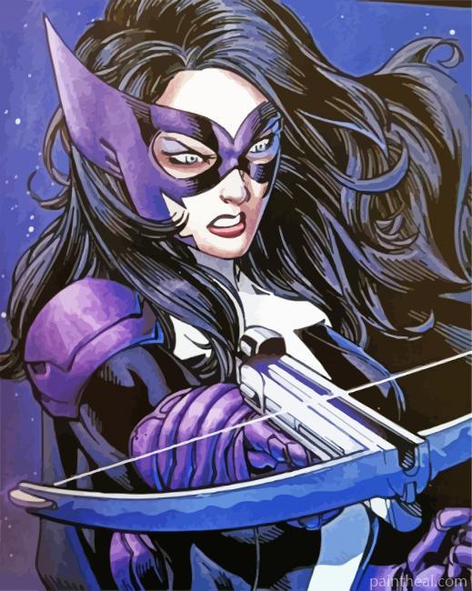 Powerful Huntress Woman Painting By Numbers Kits