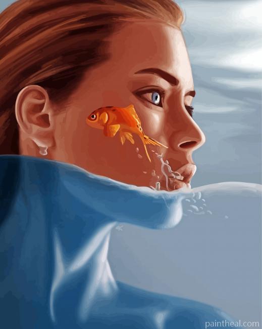Drowning In Tears Painting By Numbers Kits