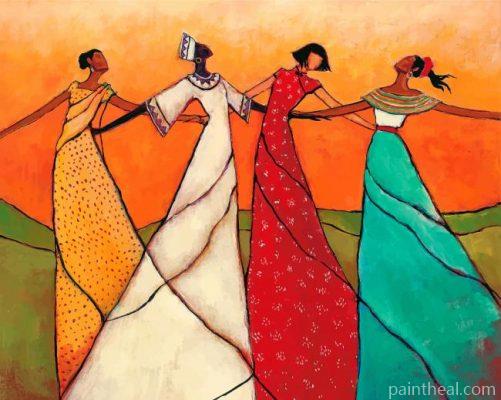 African Women Art Painting By Numbers Kits