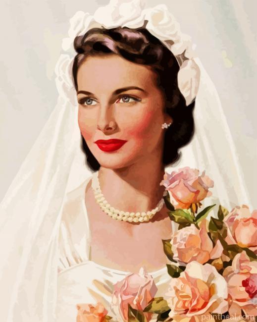 Gorgeous Bride Painting By Numbers Kits