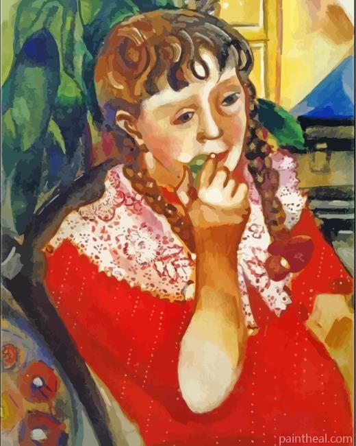 Portrait Of Sister Maryasinka Chagall Painting By Numbers Kits