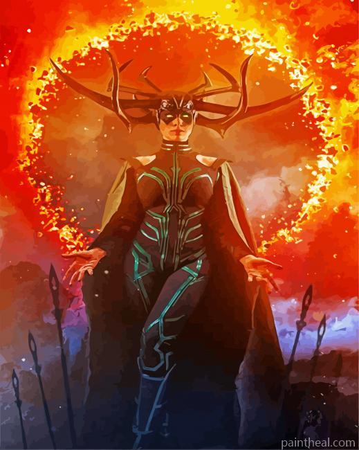 Powerful Hela Painting By Numbers Kits