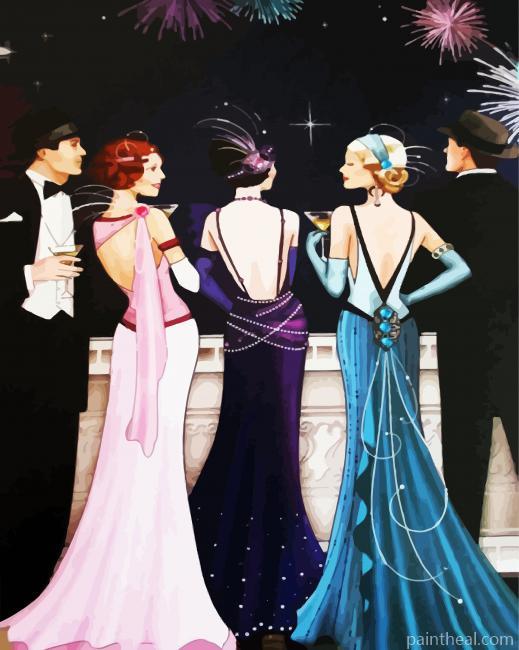 Classy Deco Ladies Painting By Numbers Kits