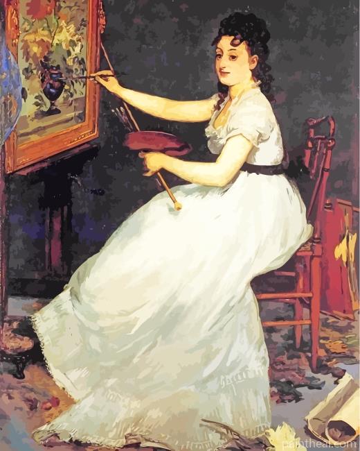 Eva Gonzales Edouard Manet Painting By Numbers Kits