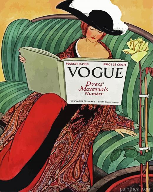 Deco Classy Lady Painting By Numbers Kits