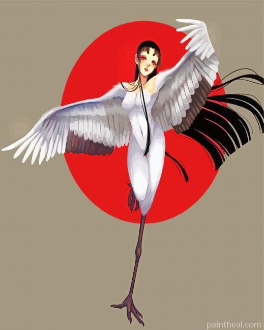 Harpy Girl Painting By Numbers Kits