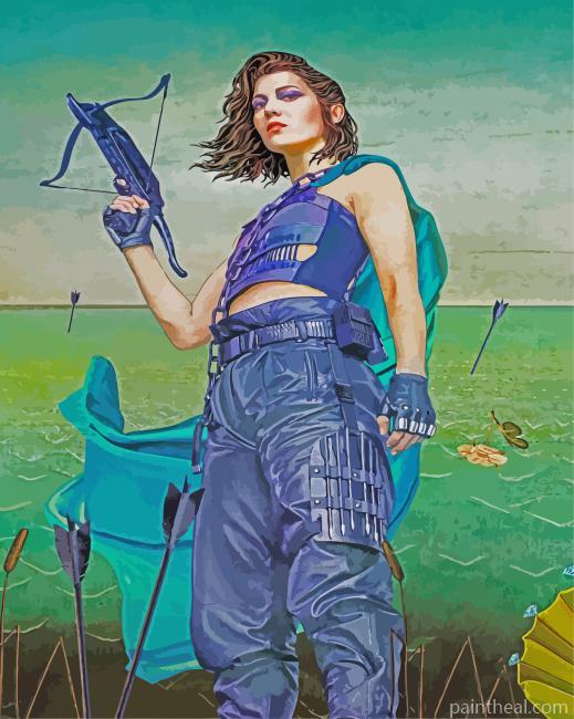Huntress Woman Painting By Numbers Kits