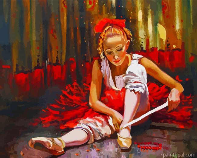 Ukrainian Ballerina Painting By Numbers Kits