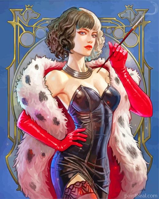 Stunning Cruella Painting By Numbers Kits