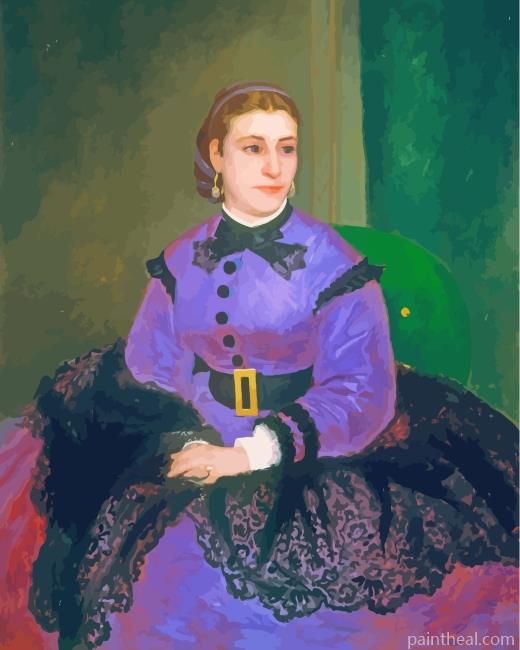Mademoiselle Sicot Renoir Art Painting By Numbers Kits