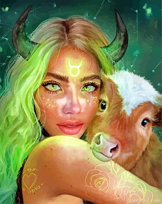 Taurus Lady Painting By Numbers Kits