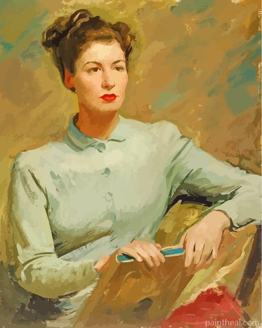 Irish Lady Painting By Numbers Kits