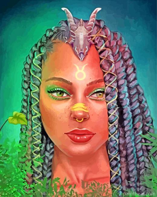 Taurus Goddess Painting By Numbers Kits