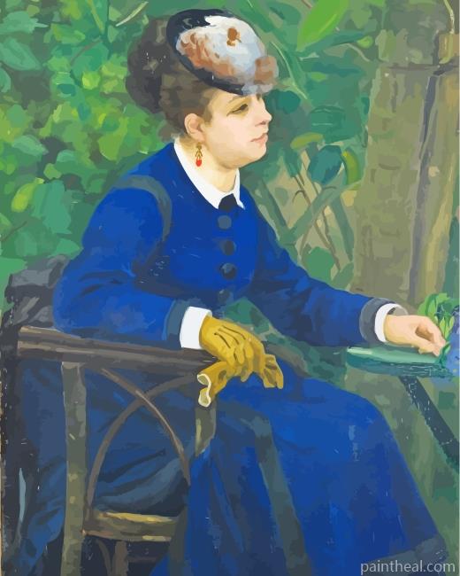 Woman In Garden Renoir Art Painting By Numbers Kits