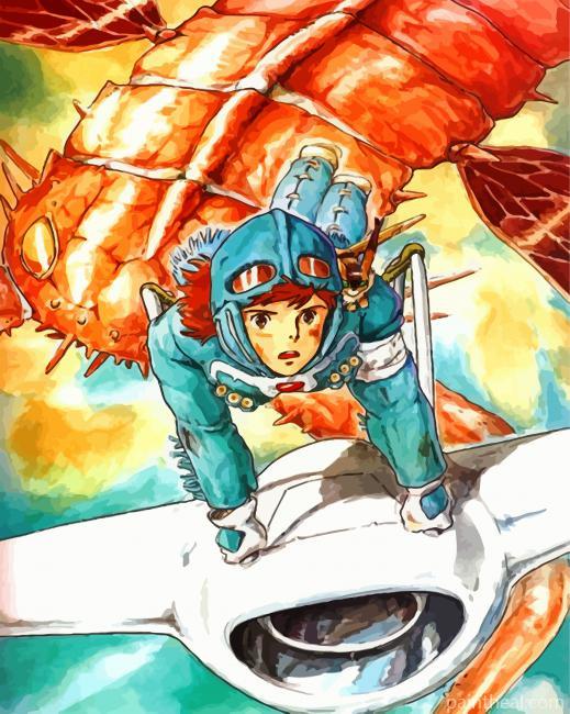 Nausicaa of the Valley of the Wind Manga Painting By Numbers Kits