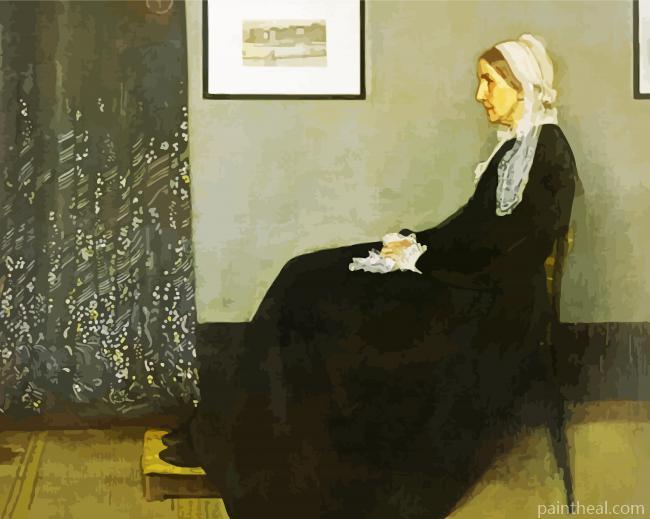 Whistlers Mother Painting By Numbers Kits