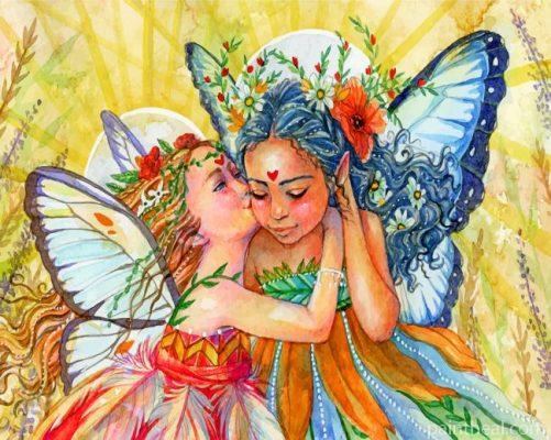 Butterfly Fairies Painting By Numbers Kits