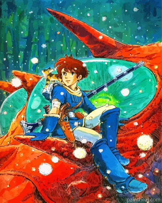 Nausicaa of the Valley of the Wind Painting By Numbers Kits