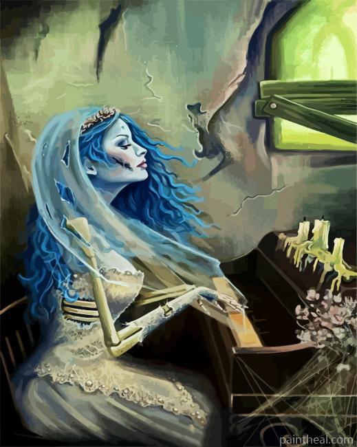 The Corpse Bride Painting By Numbers Kits