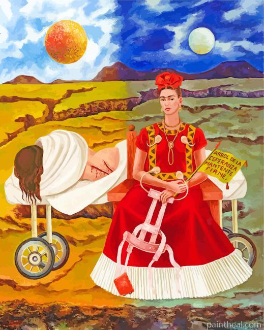 Tree of Hope By Frida Kahlo Painting By Numbers Kits
