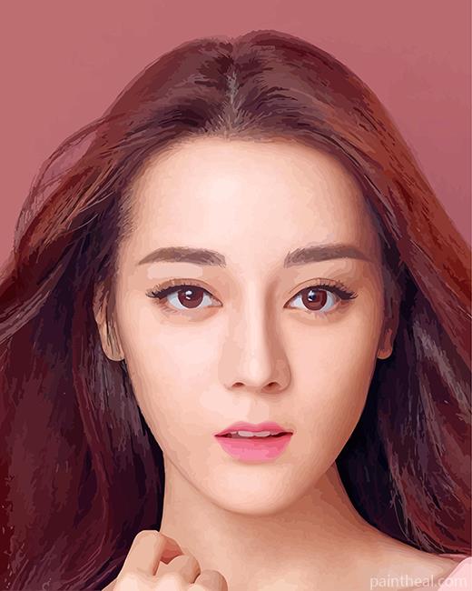The Chinese Actress Dilraba Painting By Numbers Kits