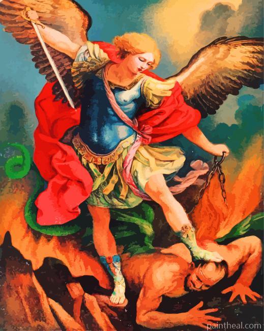 Arch Angel Art Painting By Numbers Kits