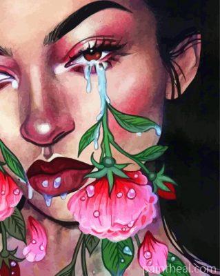 Crying Flowers Painting By Numbers Kits