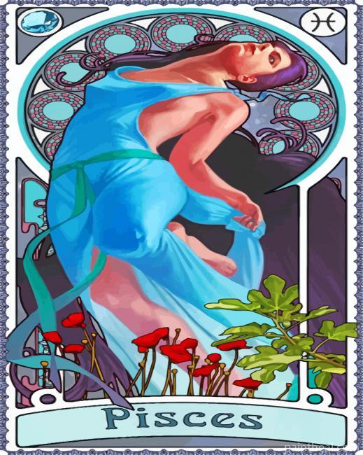 Pisces Lady Painting By Numbers Kits