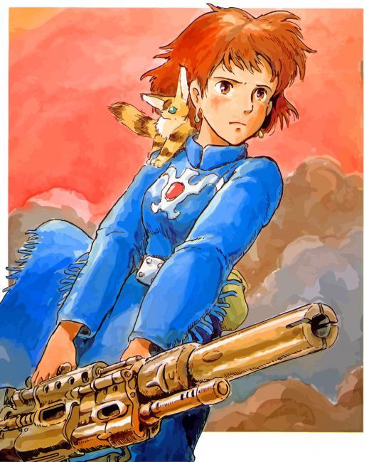 Nausicaa Studio Ghibli Painting By Numbers Kits