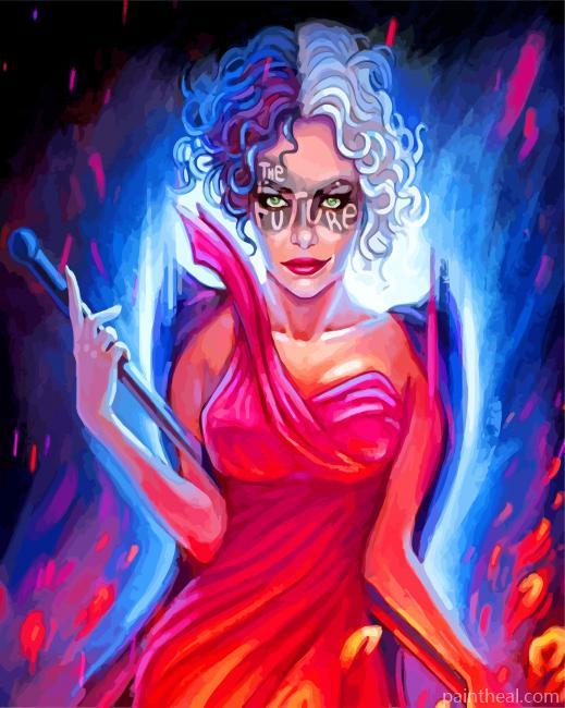 Cool Cruella Painting By Numbers Kits